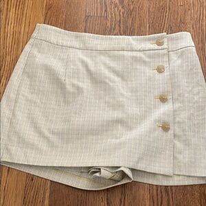 Sunday Best Yellow Plaid Skort